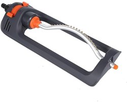 Hin en Weer Gazon Sproeier - 19 Messing Sproeiers - 8-10 m Bereik - Verstelbare Waterstraal - Inclusief Reinigingsnaald - Compact Ontwerp - 45.5 cm Lengte