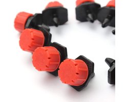 Irrigatie druppelaars, 100 stuks verstelbare sproeiers irrigatie druppelsysteem kit - Micro Flow Druppel Hoofd Irrigatie verneveling sproeiers