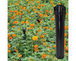 Irrigatiesproeier voor tuin en gazon - 360 graden bereik - Pallet met 5-10 m transmissiesproeier - Verzonken sproeikop - G1/2 fitting - Voor plantenperken.