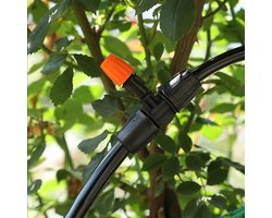 JGS Premium - WiFi Sprinkler Timer met slimme afstandsbediening voor automatische irrigatie - Beheer en automatiseer eenvoudig tuin-, erf- en gazonirrigatie in zwarte kleur.