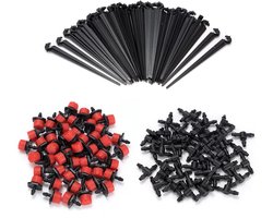 Micro Irrigatie druppelaar instelbare Sprinkler voor tuin irrigatiesysteem en planten - Bonsai onderhoud - 150 stuks.