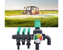 Regelklep voor Sproeier - Drieweg Omvormer voor Sproeisysteem - Schakelaar voor Sproeier Controle - Handige Splitsingstool voor Sprayers