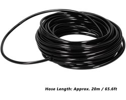 Ronte - Tuin irrigatiesysteem met verneveling sproeier - 20 meter slang - Water accessoire voor kaszaailingen - Optimaliseer de groei