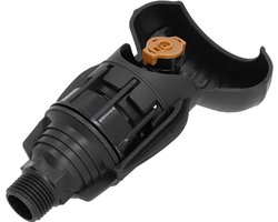 Smoakez - Automatische gazonsproeier voor gazonbewatering en fruitbomen irrigatie. Duurzaam en stabiele prestaties. Met 1/2" buitendraad.