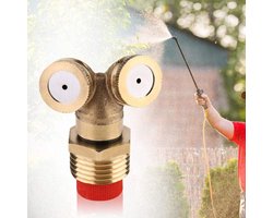 Tuinsproeikop - Messing - Sproeikoppen - Twee stuks - Agrarische tuinsproeier - Irrigatiesproeier - Geschikt voor tuinbewatering - Diverse kleuren modellen.