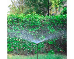 Verstelbare 360 graden verstuiver sproeikoppen - Set van 10 - Messing armaturen - Buitendraad bewateringssysteem - Tuin irrigatieaccessoires.