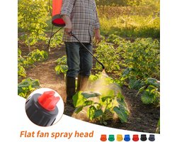 Waaiervormige Sproeier Set voor Tuin en Kas - 7 stuks in 7 kleuren - Lichtgewicht en breed sproeioppervlak