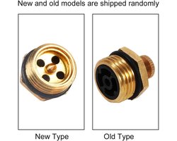 Waternevel Verstuivers voor Tuin - Verstelbare Sproeiers - Set van 5 - Messing - Outdoor Irrigatie Gazon Koelsysteem - Geschikt voor 1/2 Inch - Centrifugale Spray