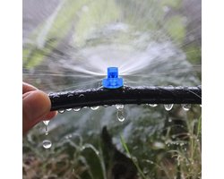 Zeynomax - Micro Garden Gazon Waterspray 50 stuks - Vernevelende Tuinsproeier - Waterirrigatiesysteem voor Planten en Gazon - Terras Buiten Bewateringssysteem - Watermistmondstuk (90 graden)