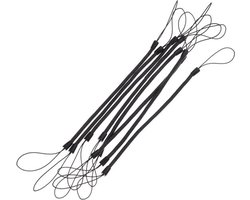 8 stuks draagbanden voor styluspen, ophangtouwen voor bevestigingsbanden - omhangeling sleutelbanden, wanten, touchscreen-handschoenen handlus, penband, uittrekbaar polskoord