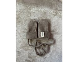 Adalletti - Wanten merinowol baby - 0-9 maanden - Sand - Kriebelt niet