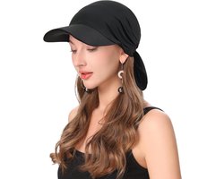 Allecta - Zomerse dames chemo muts met randvizier en beanie stijl van zachte stof