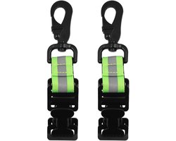 Allecto- Handschoen Clip - Brandweerman - Handschoen Bandjes - Duty Riem - Handschoen Houder - Opknanging - Handschoenen Handdoeken - Beschermende Helmen - Geschikt voor Brandweer - 2 STKS Handschoen Clip Voor KLeur of model.