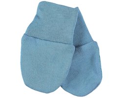 Baby krabwantjes denim blauw biologisch katoen