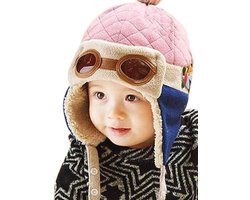 Baby Oorflap Hoed voor Kinderen - Warme Pilotenmuts voor Jongens en Meisjes 6 maanden - 3 jaar