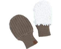 Baby's Only Handschoentjes teddy Soul - Mokka - 6-12 mnd - 100% ecologisch katoen - GOTS