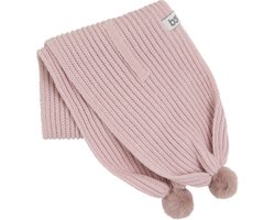 Baby's Only Overslagsjaaltje met pompon Cool - Oud Roze - 3-36 mnd - 100% acryl - GOTS