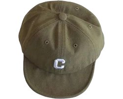 Baseball Cap met 'C' - Groen - Maat: 44/48 (3-24 maanden) - Verstelbaar - Klittenband - Pet - Zomer - Baby Petje