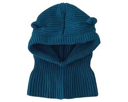 Bivakmuts kind - Baby muts - Muts - Bivakmuts - Schattige muts - Acryl - Blauw