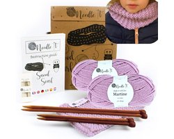 Breipakket voor beginners: Maak je eigen dames of heren sjaal