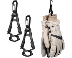 Brenzoos - Set van 3 handschoenclips voor bouwhandschoenen - handschoenen houder met veiligheidsclips - handige handschoengrijper - klemvanger voor helmen, riemen en brillen - handdoeken clip - handige werkhandschoenhouder