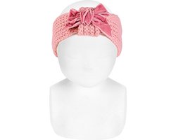 Cóndor Hoofdband Gebreid met Velvet Strik | 50.051.011 | Oud Roze | +5 jaar | maat L