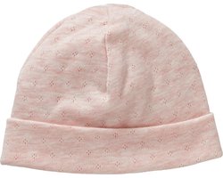 Cottonbaby babymutsje + krabwantjes - ajour - roze 0-3 mnd