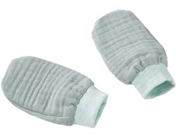 Cottonbaby krabwantjes - soft oudgroen - newborn