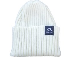 DESCENT baby muts - Wit | kinder muts - paars - meisje - jongen - 0 tot 4+ jaar