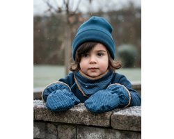 Ducksday Baby Wantjes – Warm Sherpa Fleece – Waterdicht & Winddicht – Lus met Drukknoppen – Vingerloos – Ranger – 86-92