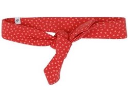 Ducky Beau baby haarband one size rood/hartjes