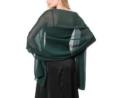 flintronic Chiffon sjaal voor dames, elegante halsdoek, zijdezachte chiffon hijab, sheer chiffon doeken en wraps voor avondjurken, premium polyester