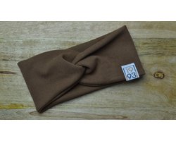 Haarband Twist by 1993 - kastanje - stoffen haarband - haaraccessoire