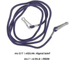 JGS Premium - Anti-verlies handschoenhouder voor multifunctionele handschoenen - Winterhandschoenen donkerblauw met touw - Bescherming tegen verlies