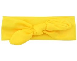 Jumada's Haarband Voor Kinderen - Hoofdband - Haarbanden - Band - Baby - Haren - Strik - Geel