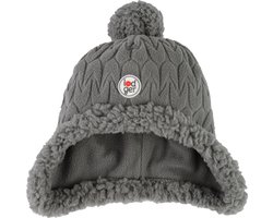 Lodger Baby Muts 3-6 maanden - Hatter Empire - Dubbellaags - Fleece - Perfecte Pasvorm - Grijs
