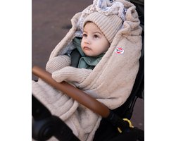 Lodger - Kindermuts - Merino wol – Beige – 1-2 jaar - Zacht & Anti-Allergisch