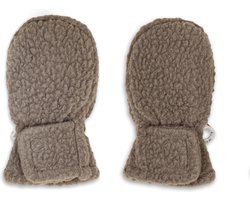 Lodger - Teddy wantjes - 0-12 maanden - Fleece voering - Bruin - Klittenband