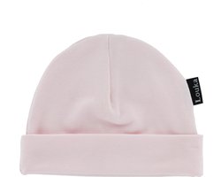 Louka Babymutsje roze pastel - newborn - katoen - lichtroze