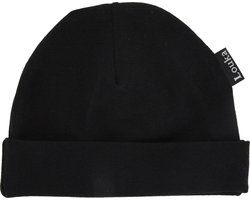 Louka Babymutsje zwart - newborn - katoen
