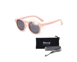 Maesy Baby Zonnebril Bowi - 1 t/m 3 jaar - Elastiek - Flexibel - UV400 Bescherming - Zonnebril Kind - Licht Roze