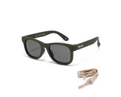 Maesy Baby Zonnebril Indi – 0 t/m 2 Jaar - Elastiek - Flexibel - UV400 Bescherming - Zonnebril Kind - Groen