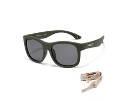 Maesy Baby Zonnebril Luca - 1 t/m 3 jaar - Elastiek - Flexibel - UV400 Bescherming - Zonnebril Kind - Groen