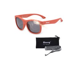 Maesy Baby Zonnebril Luca - 1 t/m 3 jaar - Elastiek - Flexibel - UV400 Bescherming - Zonnebril Kind - Terracotta Brique