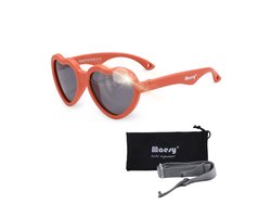 Maesy Baby Zonnebril Maes - 0 t/m 2 Jaar - Elastiek - Flexibel - UV400 Bescherming - Zonnebril Kind - Terracotta Brique