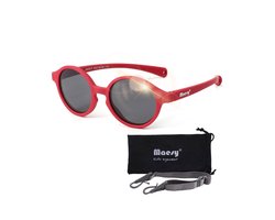 Maesy Baby Zonnebril Noah - 0 t/m 2 Jaar - Elastiek - Flexibel - UV400 Bescherming - Rood
