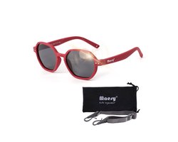 Maesy Baby Zonnebril Yana - 1 t/m 3 jaar - Elastiek - Flexibel - UV400 Bescherming - Zonnebril Kind - Rood