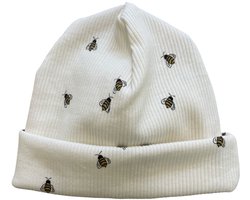 [Mini Dutch] [Bijen] [Muts] [Creme] [Maat 50]