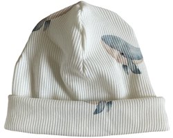 [Mini Dutch] [Walvis] [Muts] [Creme] [Maat 50]