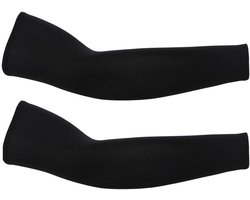 Mouwmouwen, verkoelend, uv-bescherming, lange mouwen, voor autorijden, fietsen, basketbal, golf, voor mannen en vrouwen, Blanco Y Gris, M